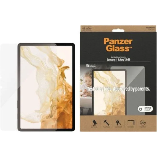 PanzerGlass &trade;️ Screen Protector Samsung Galaxy Tab S9 -Wide Fit